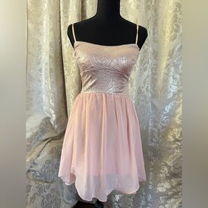 Hailey Fogan Blush Pink Dress/D026